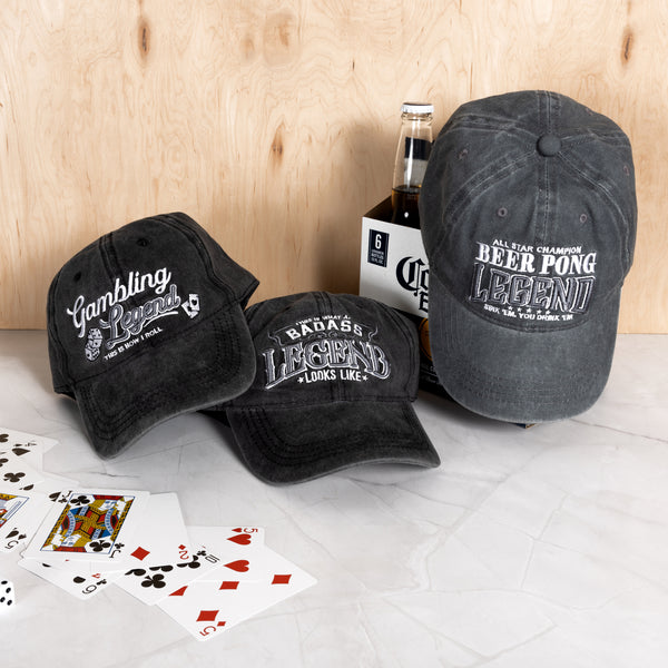 Pavilion Gift Company Badass Black Washed Cotton Twill Hat