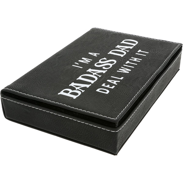 pavilion gift company Badass Dad Double Deck Playing Card Set