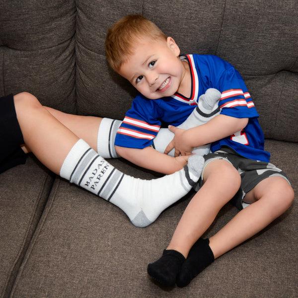 Pavilion Gift Company Badass Parent M/L Unisex Crew Sock