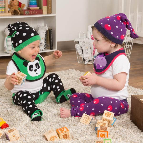 Pavilion Gift Company Bamboo Green Panda One Size Fits All Baby Hat