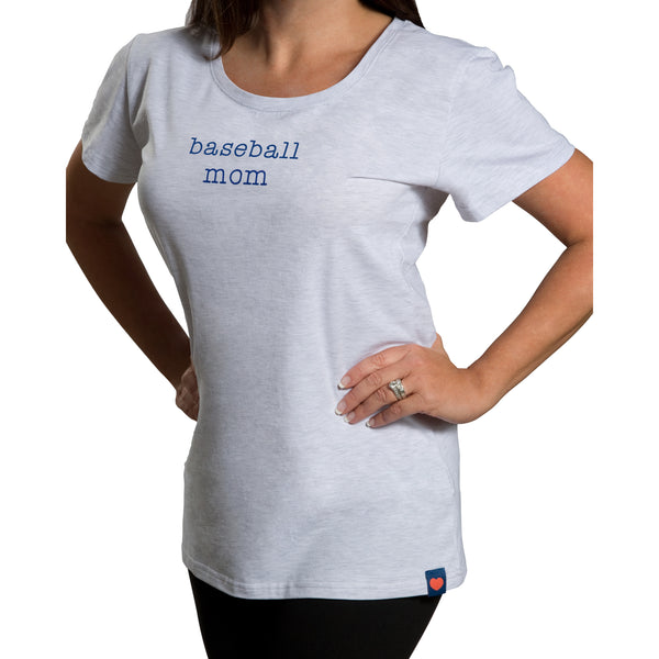 pavilion gift company Baseball Mom Small Gray T-Shirt