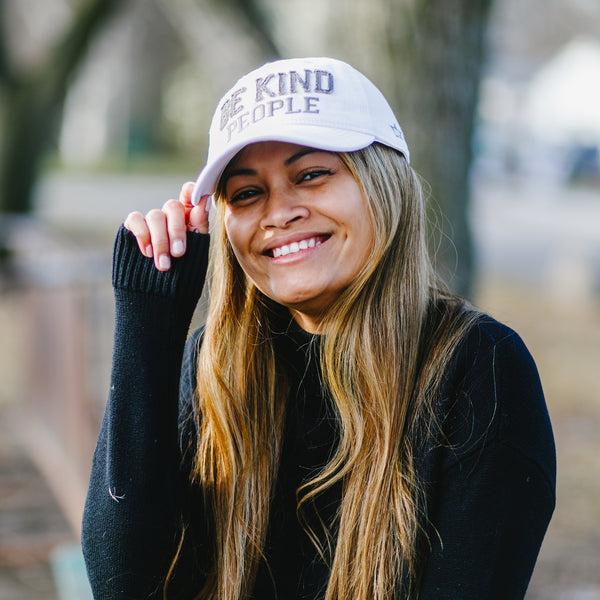 Pavilion Gift Company Be Kind People White Adjustable Hat