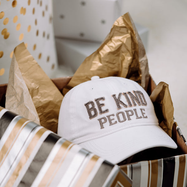Pavilion Gift Company Be Kind People White Adjustable Hat