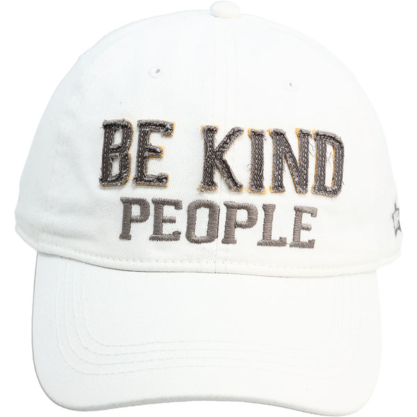 pavilion gift company Be Kind People White Adjustable Hat