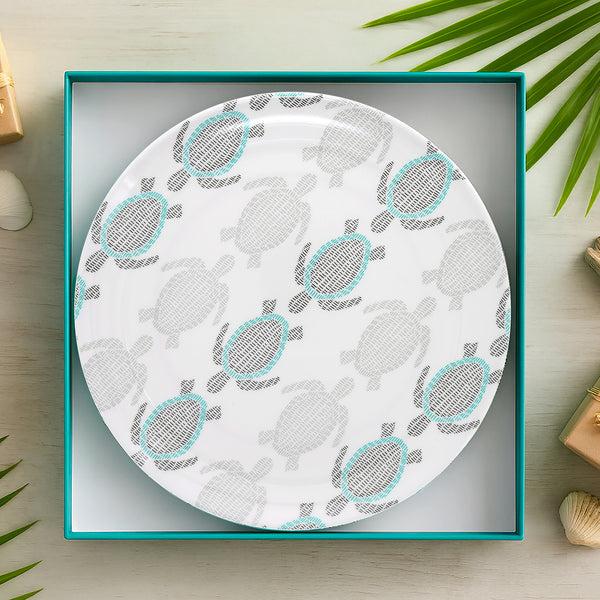 Pavilion Gift Company Beach 10.5" Melamine Dinner Plates (Set Of Two)
