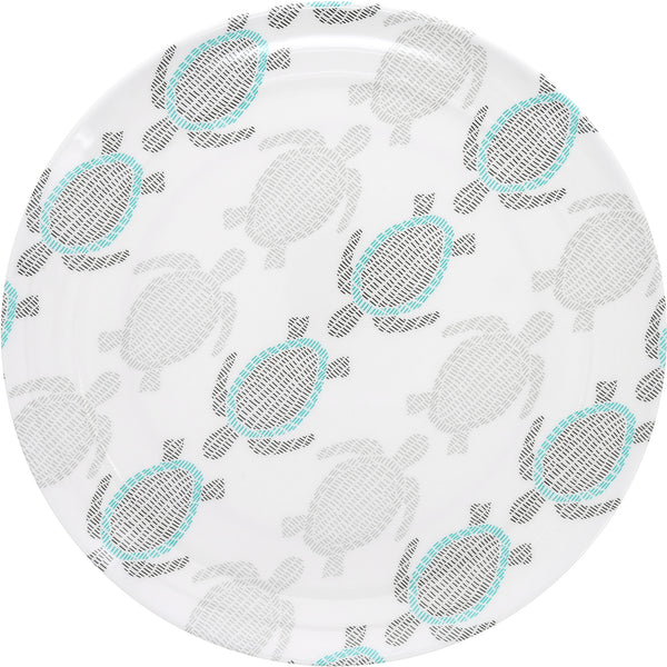pavilion gift company Beach 10.5" Melamine Dinner Plates (Set of Two)