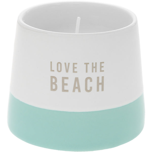 pavilion gift company Beach 4 oz - 100% Soy Wax Candle Scent: Tranquility