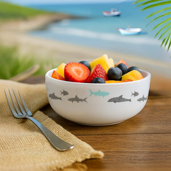 Pavilion Gift Company Beach 6.25" Melamine Bowls (Set Of 2)