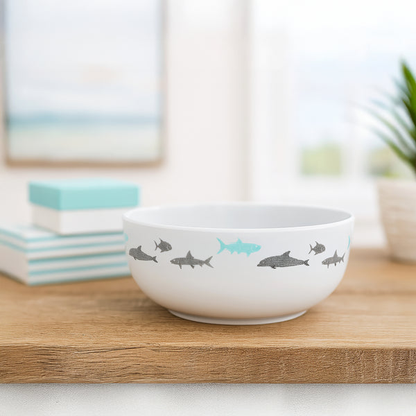 Pavilion Gift Company Beach 6.25" Melamine Bowls (Set Of 2)
