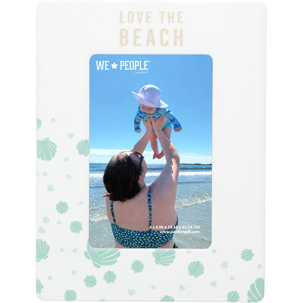pavilion gift company Beach 6.25" x 8.25" Frame (Holds 4" x 6" Photo)