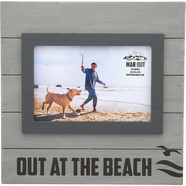 pavilion gift company Beach 8.75" Frame (Holds 6" x 4" Photo)