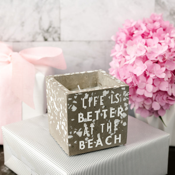Pavilion Gift Company Beach 8 Oz - 100% Soy Wax Candle Scent: Serenity