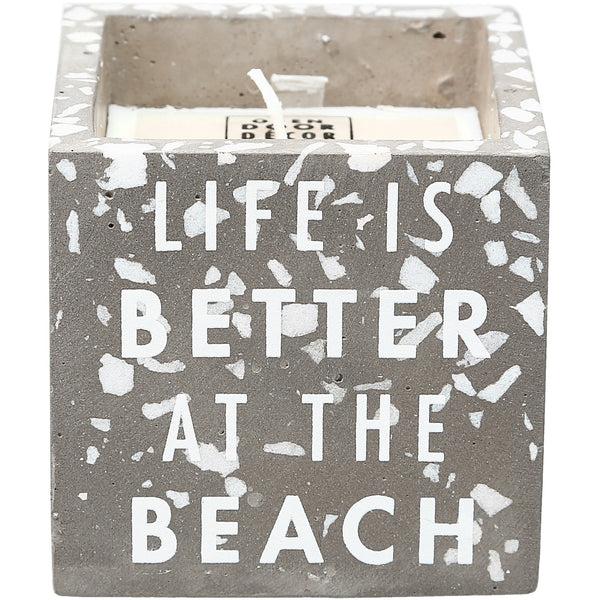 pavilion gift company Beach 8 oz - 100% Soy Wax Candle Scent: Serenity