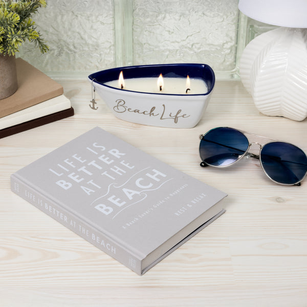 Pavilion Gift Company Beach 9.25" X 6.25" X 1" Decorative Book