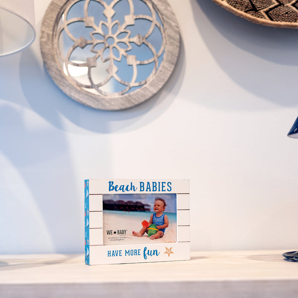 Pavilion Gift Company Beach Babies 7.5" X 6" Frame (Holds 6" X 4" Photo)