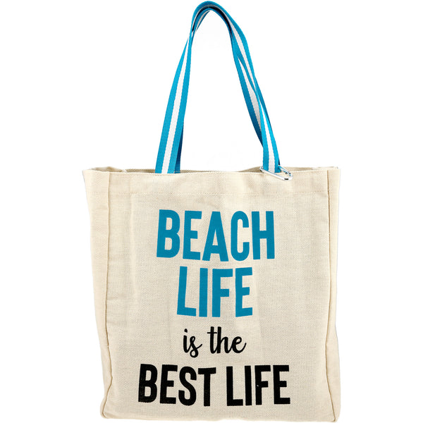 pavilion gift company Beach Life 100% Cotton Twill Gift Bag