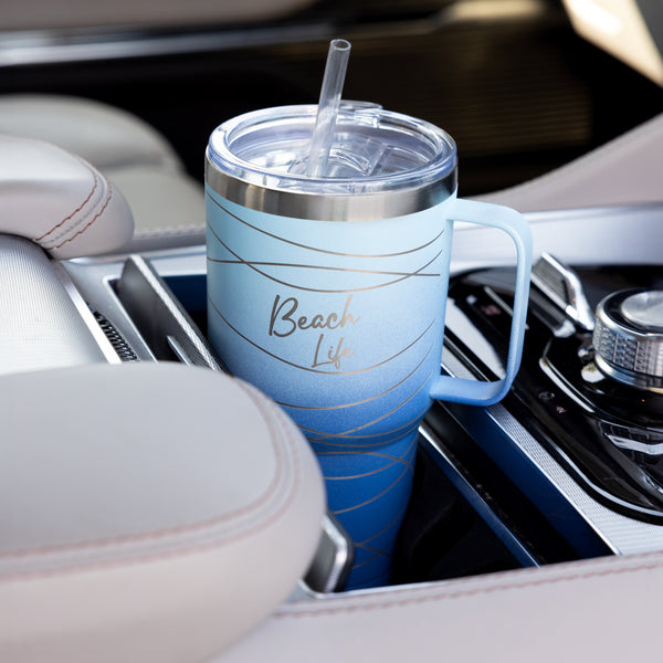 Pavilion Gift Company Beach Life 30 Oz Travel Tumbler