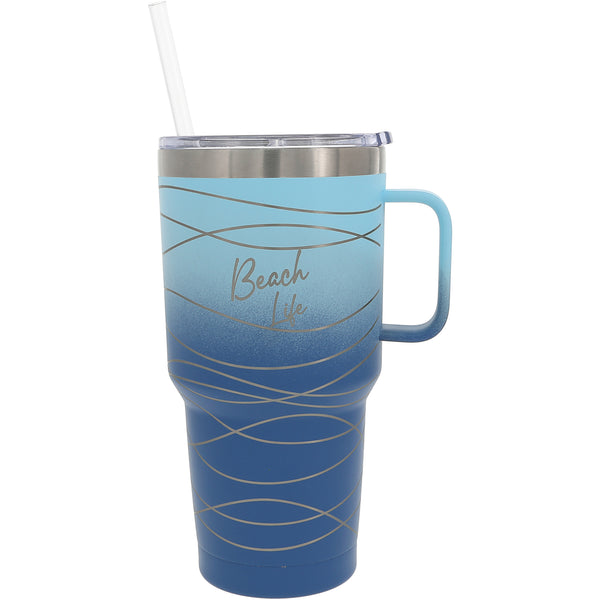 pavilion gift company Beach Life 30 oz Travel Tumbler