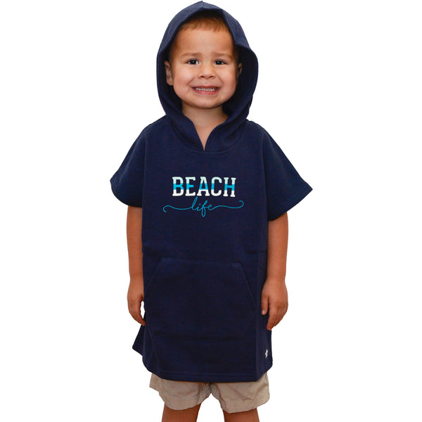 pavilion gift company Beach Life Hooded French Terry Cover Up (1T-3T)