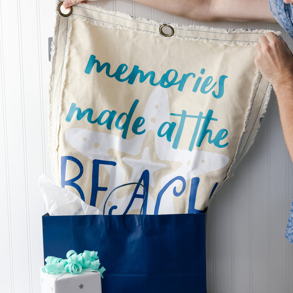 Pavilion Gift Company Beach Memories 24" X 30" Wall Banner