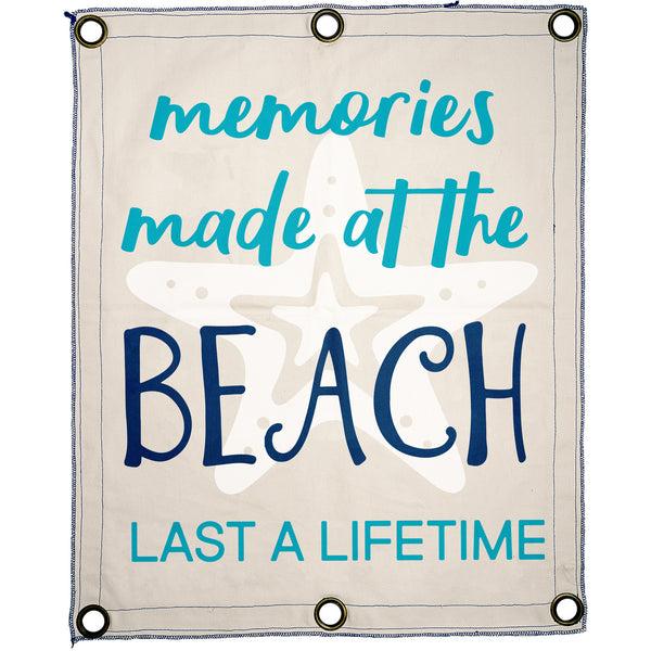pavilion gift company Beach Memories 24" x 30" Wall Banner