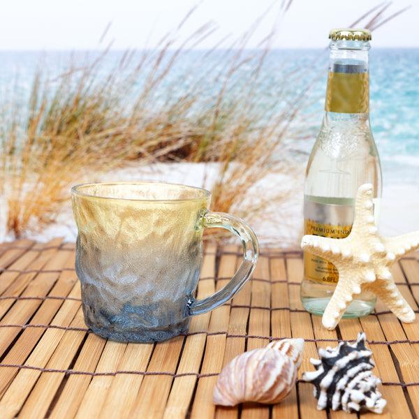 Pavilion Gift Company Beach Mode 10 Oz Glacier Glass Mug