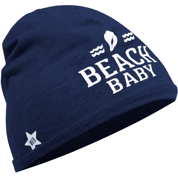 pavilion gift company Beach Navy Beanie (0-12 Months)
