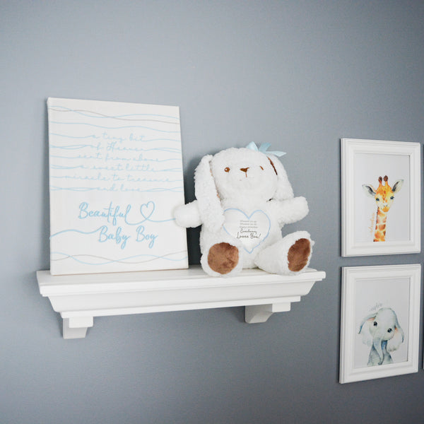 Pavilion Gift Company Beautiful Baby Boy 12" X 15" Embroidered Plaque