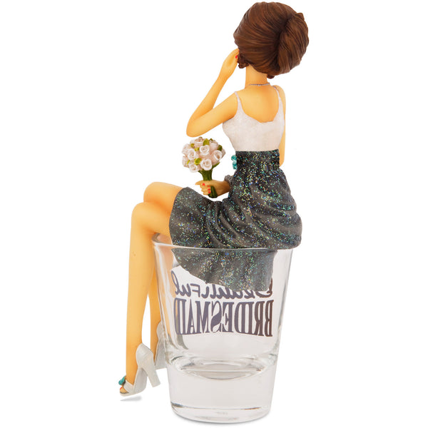 Pavilion Gift Company Beautiful Bridesmaid 5.75" Girl In Shot Glass