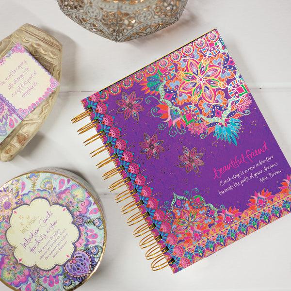 Pavilion Gift Company Beautiful Friend 7.5" X 6.5" Spiral Notebook