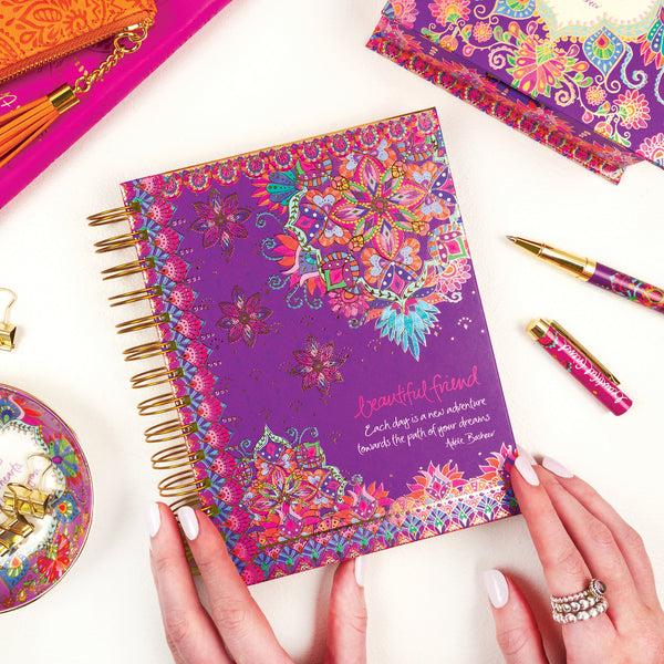 Pavilion Gift Company Beautiful Friend 7.5" X 6.5" Spiral Notebook