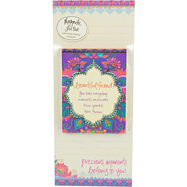 pavilion gift company Beautiful Friend Magnetic List Pad Set