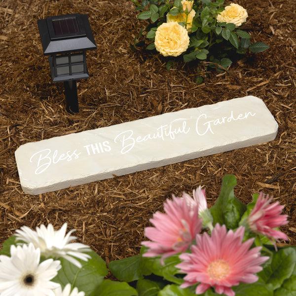 Pavilion Gift Company Beautiful Garden 16" X 3.75" Garden Stone