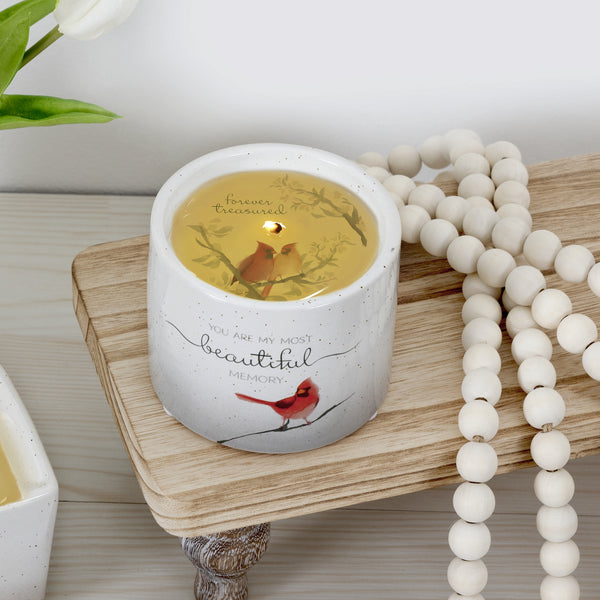 Pavilion Gift Company Beautiful Memory 8 Oz - 100% Soy Wax Reveal Candle Scent: Tranquility