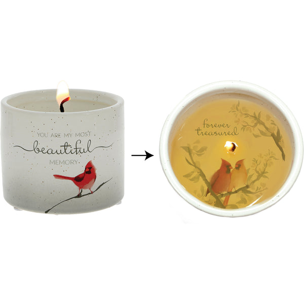 pavilion gift company Beautiful Memory 8 oz - 100% Soy Wax Reveal Candle Scent: Tranquility