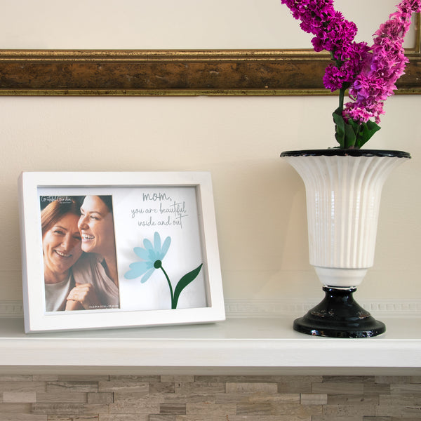 Pavilion Gift Company Beautiful Mom 9.5" X 7.5" Shadow Box Frame (Holds 4" X 6" Photo)