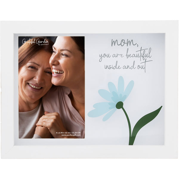 pavilion gift company Beautiful Mom 9.5" x 7.5" Shadow Box Frame (Holds 4" x 6" Photo)