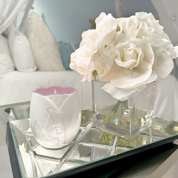 Pavilion Gift Company Beautiful You 8 Oz - 100% Soy Wax Candle Scent: Lavender