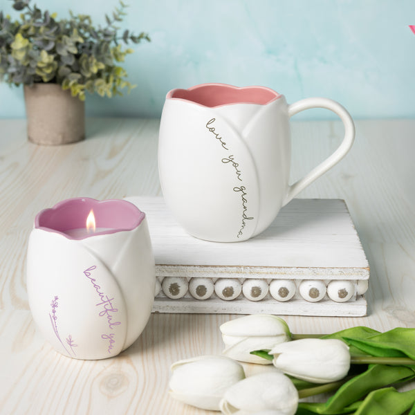Pavilion Gift Company Beautiful You 8 Oz - 100% Soy Wax Candle Scent: Lavender
