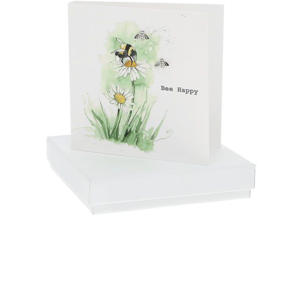 pavilion gift company Bee Happy 6mm Sterling Silver Bee Stud Earrings