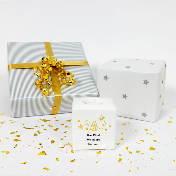 Pavilion Gift Company Bee Kind 2.75" Tealight Holder