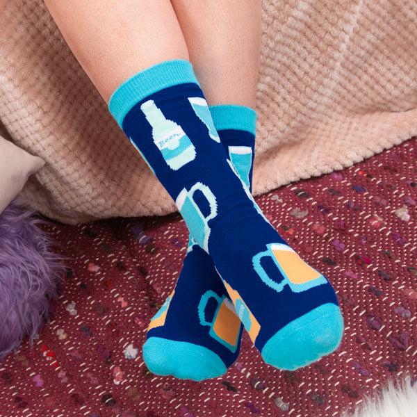 Pavilion Gift Company Beer Girl Ladies Cotton Blend Sock