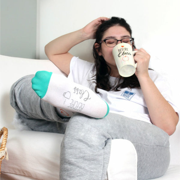 Pavilion Gift Company Before & After Class S/M Unisex Cotton Blend Sock