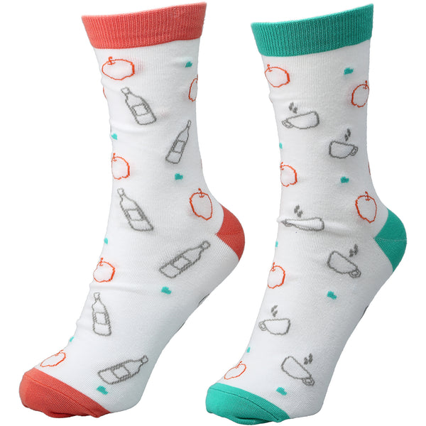 pavilion gift company Before & After Class S/M Unisex Cotton Blend Sock