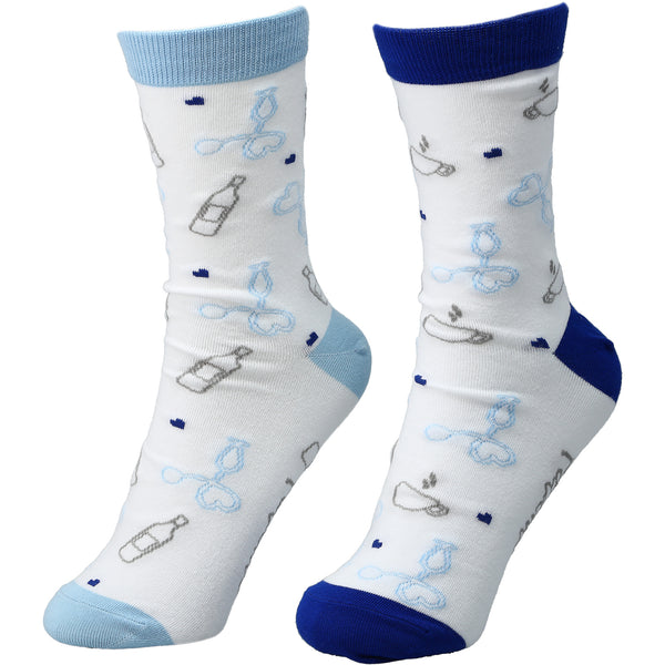 pavilion gift company Before & After Patients S/M Unisex Cotton Blend Sock