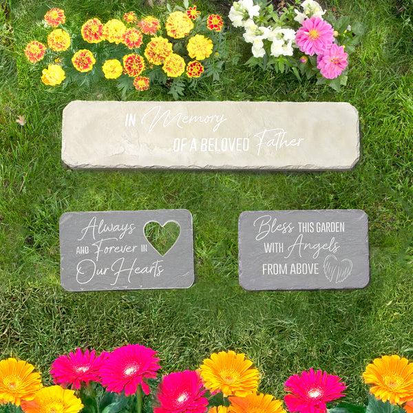 Pavilion Gift Company Beloved Father 16" X 3.75" Garden Stone