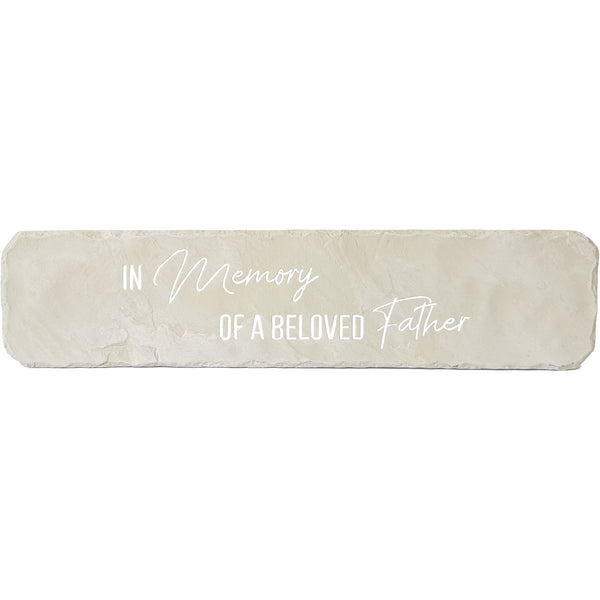 pavilion gift company Beloved Father 16" x 3.75" Garden Stone