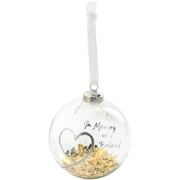 pavilion gift company Beloved Father 4" Glass Ornament