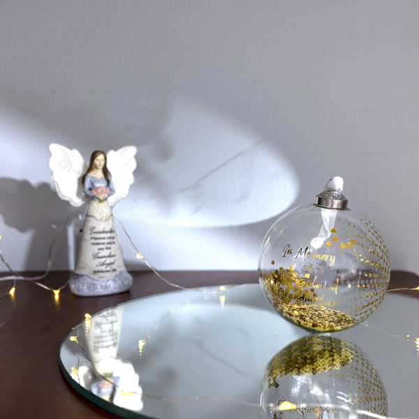 Pavilion Gift Company Beloved Grandmother 4" Glass Ornament