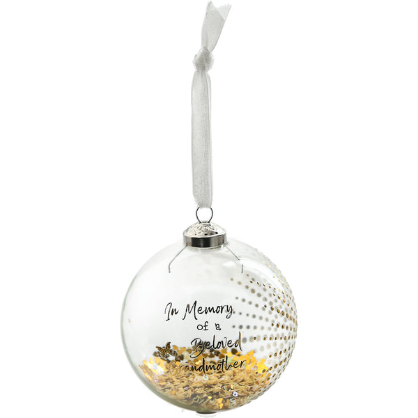 pavilion gift company Beloved Grandmother 4" Glass Ornament